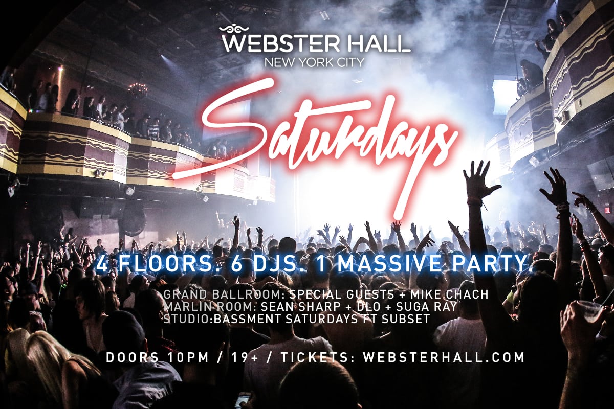 Webster Hall Saturdays