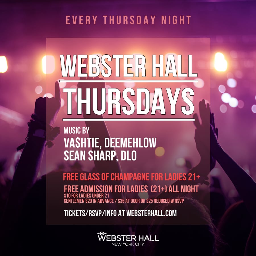 Webster Hall Thursdays