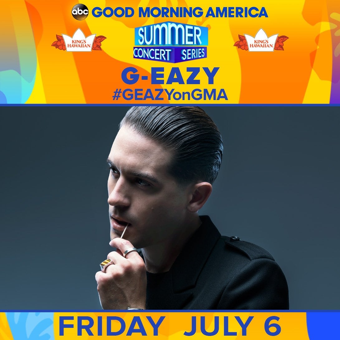 GMA Summer Concert Series 2018: G-Eazy