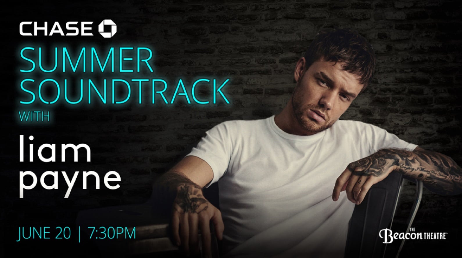 Chase Summer Soundtrack with Liam Payne at Beacon Theatre on 06-20-18