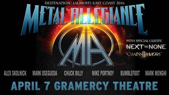 Metal Allegiance at Gramercy Theatre on 04-07-16