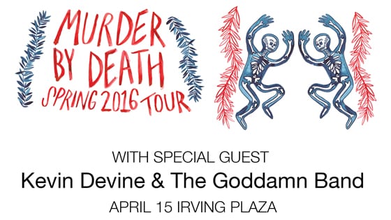 Murder By Death at Irving Plaza on 04-15-16