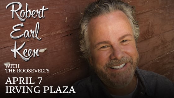 Robert Earl Keen at Irving Plaza on 04-07-16