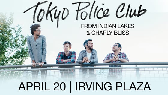 Tokyo Police Club at Irving Plaza on 04-20-16