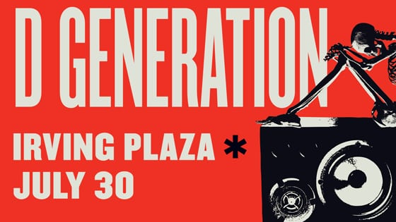 D GENERATION - Album Release Show at Irving Plaza on 07-30-16