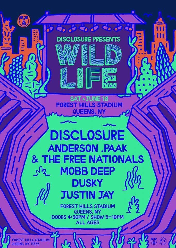 Disclosure presents Wild Life at Forest Hills Stadium on 06-18-16