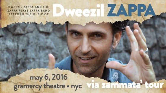 Dweezil Zappa at Gramercy Theatre on 05-06-16