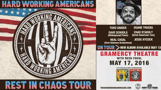 Hard Working Americans at Gramercy Theatre on 05-17-16