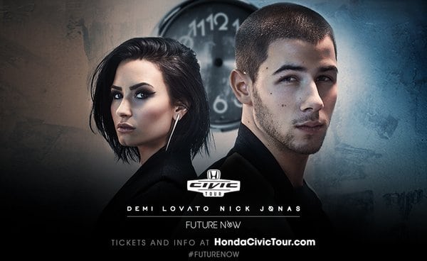 Honda Civic Tour: Demi Lovato & Nick Jonas at Barclays Center on 07-08-16