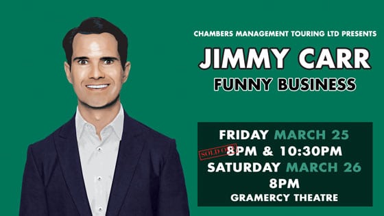 Jimmy Carr at Gramercy Theatre