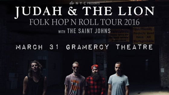 Judah & The Lion at Gramercy Theatre on 03-31-16