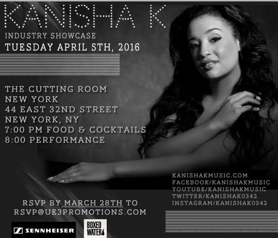 Kanisha K at The Cutting Room on 04-05-16