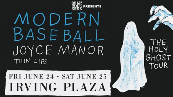 Modern Baseball at Irving Plaza on 06-24-16 and 06-25-16