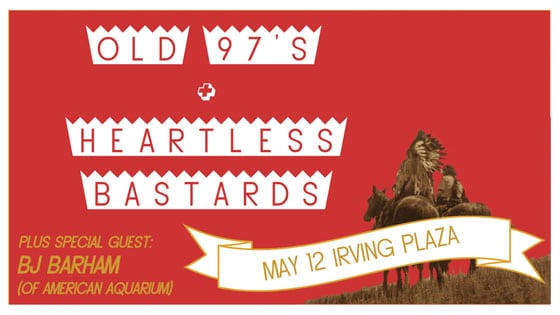 Old 97s and Heartless Bastards at Irving Plaza on 05-12-16