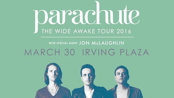 Parachute at Irving Plaza on 03-30-16