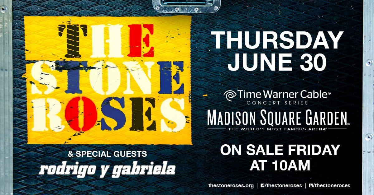 The Stone Roses at Madison Square Garden on 06-30-16