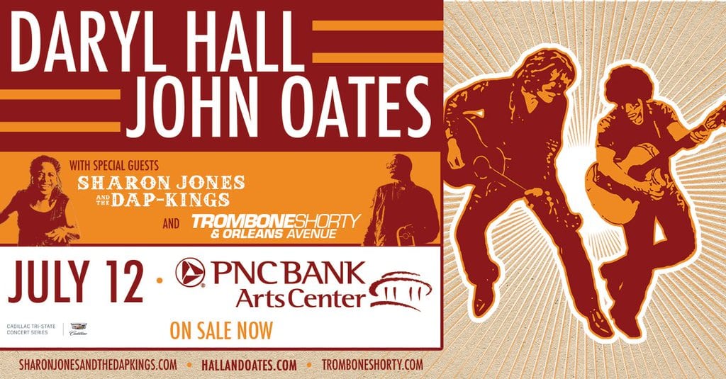 Daryl Hall & John Oates at PNC Bank Arts Center on 07-12-16