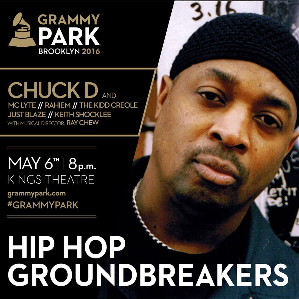 GRAMMY Park presents HIP-HOP GROUNDBREAKERS at Kings Theatre on 05-06-16