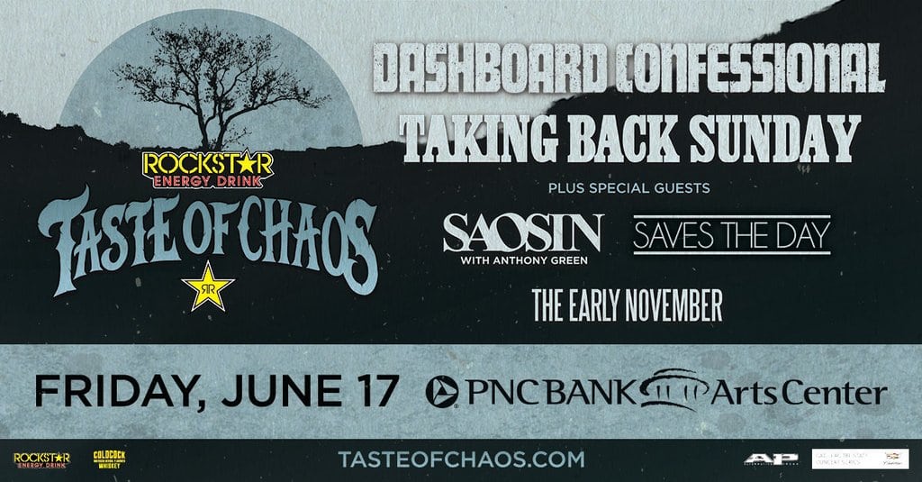 Taste of Chaos at PNC Bank Arts Center on 06-17-16