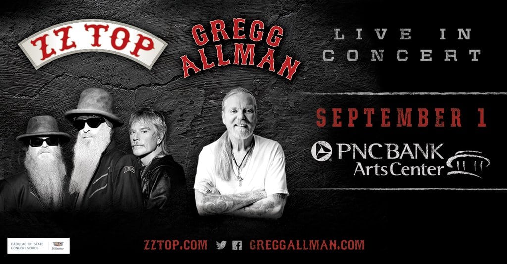 ZZ TOP & Gregg Allman at PNC Bank Arts Center on 09-01-16 ZZ TOP & Gregg Allman at PNC Bank Arts Center on 09-01-16