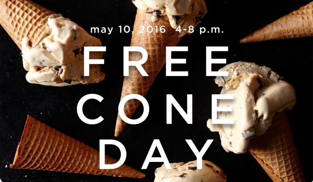 Häagen-Dazs Free Cone Day 2016