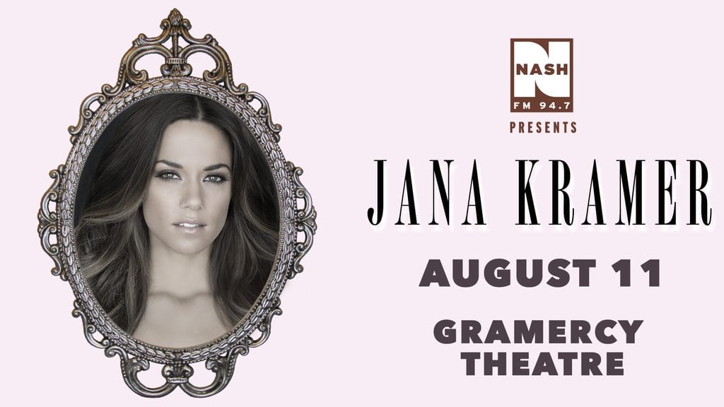 Jana Kramer at Gramercy Theatre on 08-11-16
