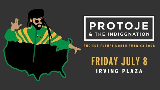 Protoje and The Indiggnation at Irving Plaza on 07-08-16