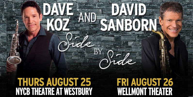 David Sanborn & Dave Koz - Side by Side at Wellmont Theater on 08-26-16