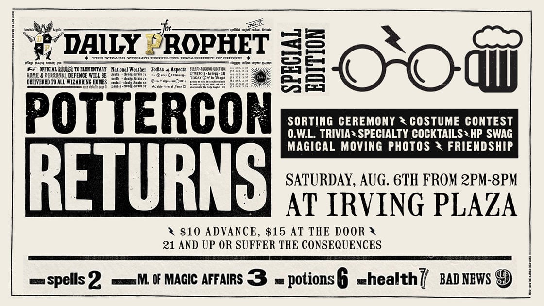 PotterCon at Irving Plaza on 08-06-16