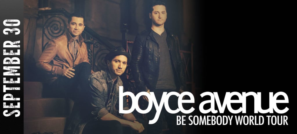 Boyce Avenue - Be Somebody World Tour at The Paramount on 09-30-16