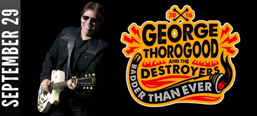 George Thorogood and The Destroyers at The Paramount on 09-29-16