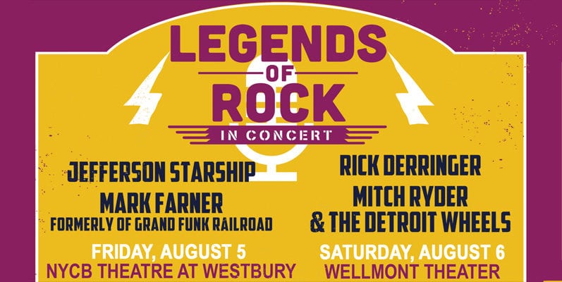 Legends of Rock at Wellmont Theater on 08-06-16