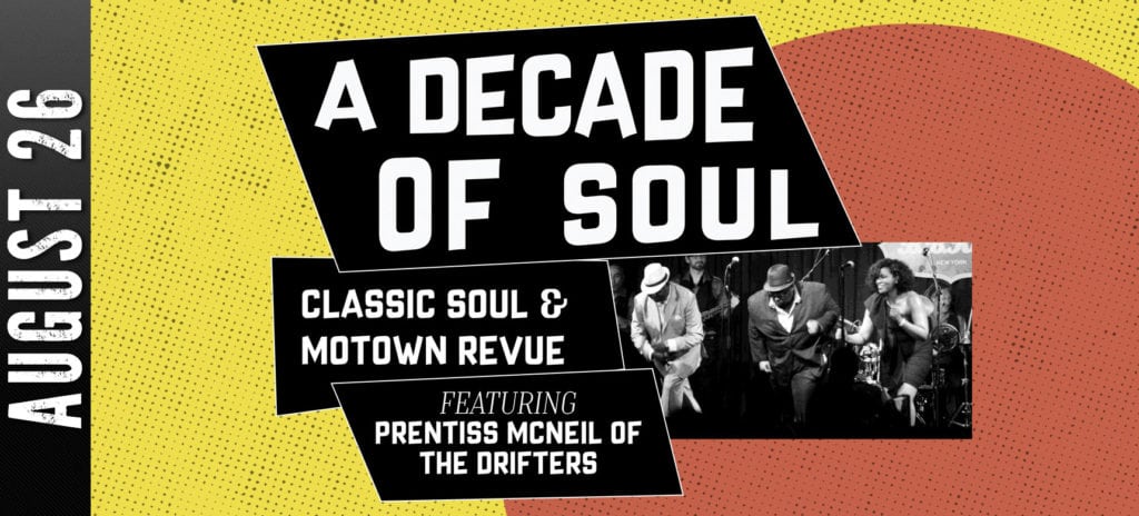 A Decade of Soul: Classic Soul & Motown Revue at The Paramount at 08-26-16