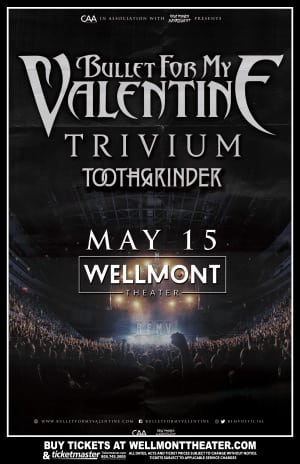 Bullet for my Valentine at Wellmont Theater on 05-15-18