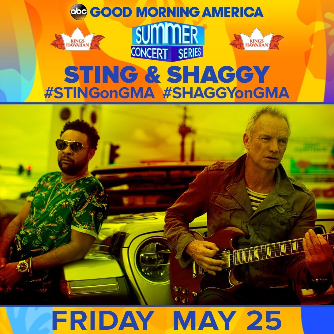GMA Summer Concert Series 2018: Sting & Shaggy