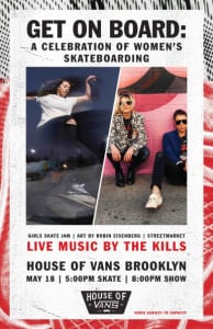 The Kills at House of Vans on 051818